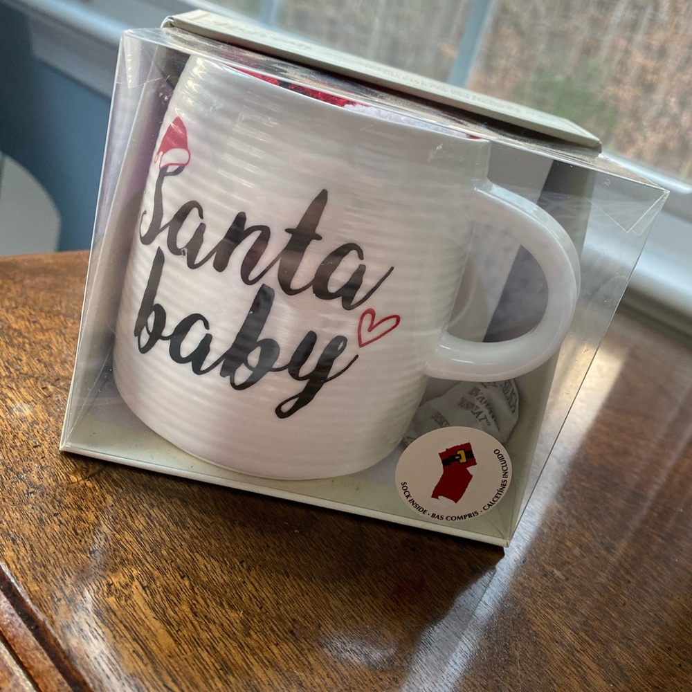 12 oz Mug & Fuzzy Socks Gift Set